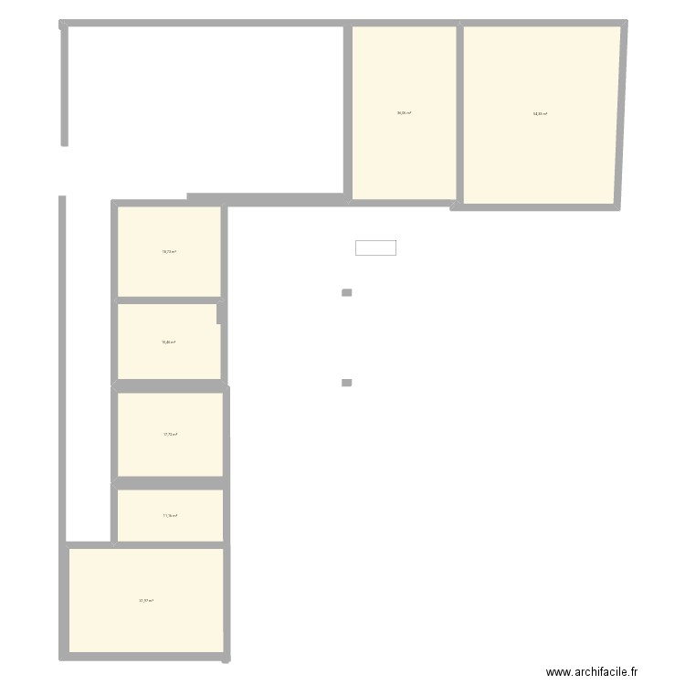 Maison2. Plan de 7 pièces et 185 m2