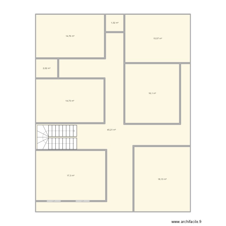 moustapha. Plan de 9 pièces et 145 m2