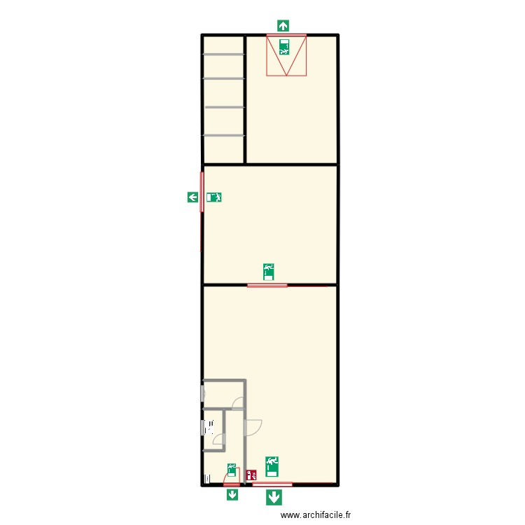 stock michel. Plan de 10 pièces et 149 m2