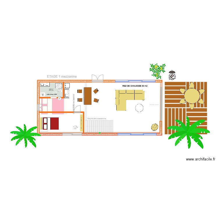 Maison KRIS_DIEGO_mars2025. Plan de 1 pièce et 6 m2