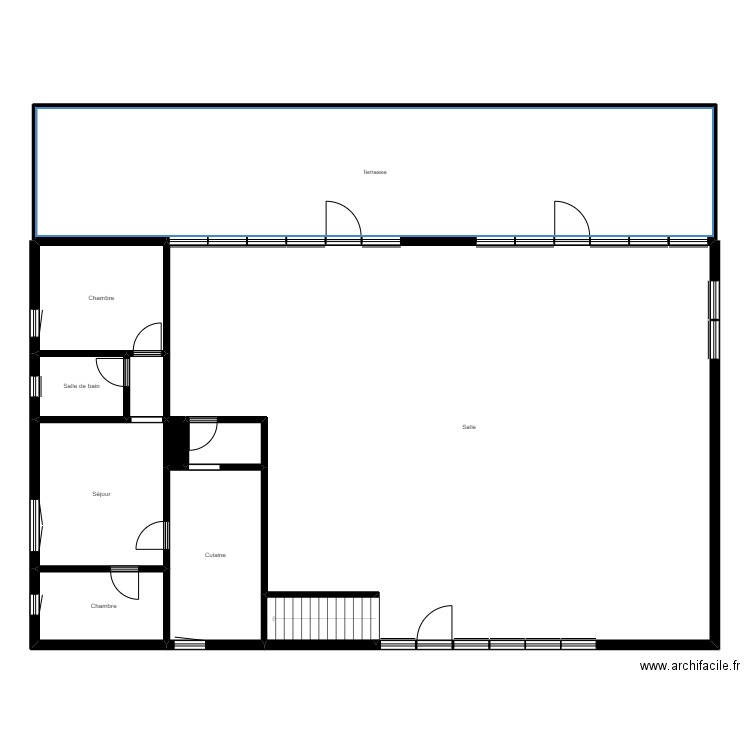 Plan étage B-A Beaulieu. Plan de 11 pièces et 283 m2