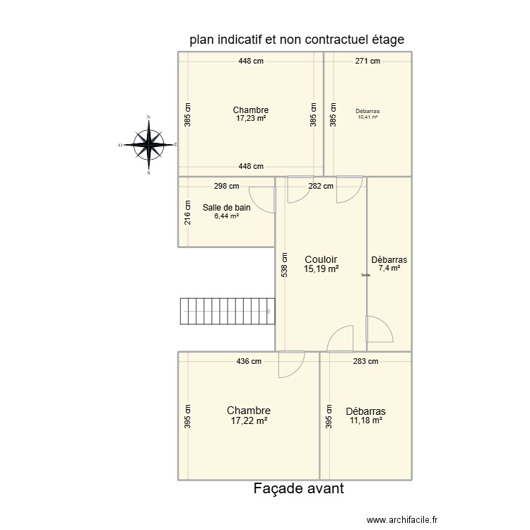 plasman 2. Plan de 7 pièces et 85 m2