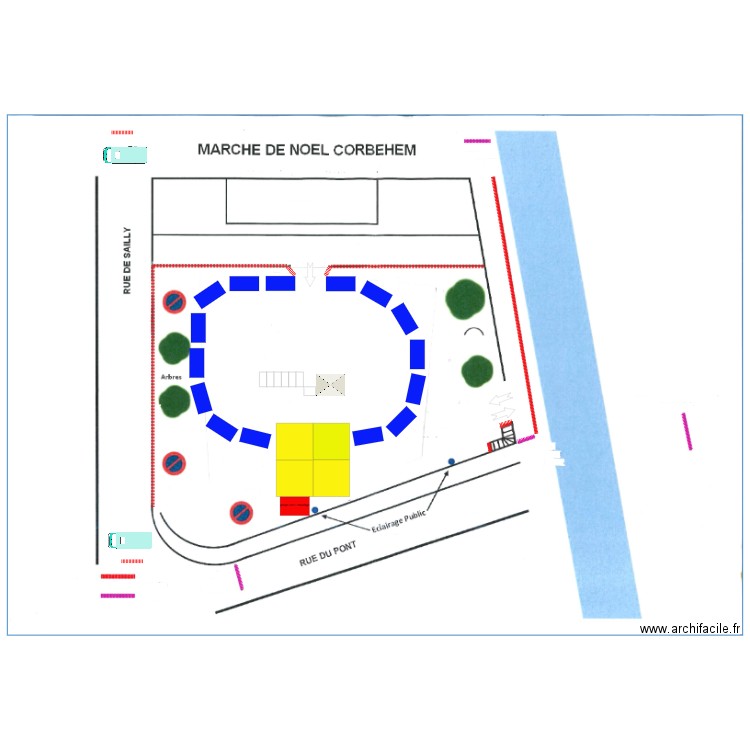 plan noel 2024 première proposition. Plan de 0 pièce et 0 m2