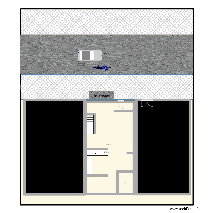 V1-plancoté. Plan de 6 pièces et 567 m2