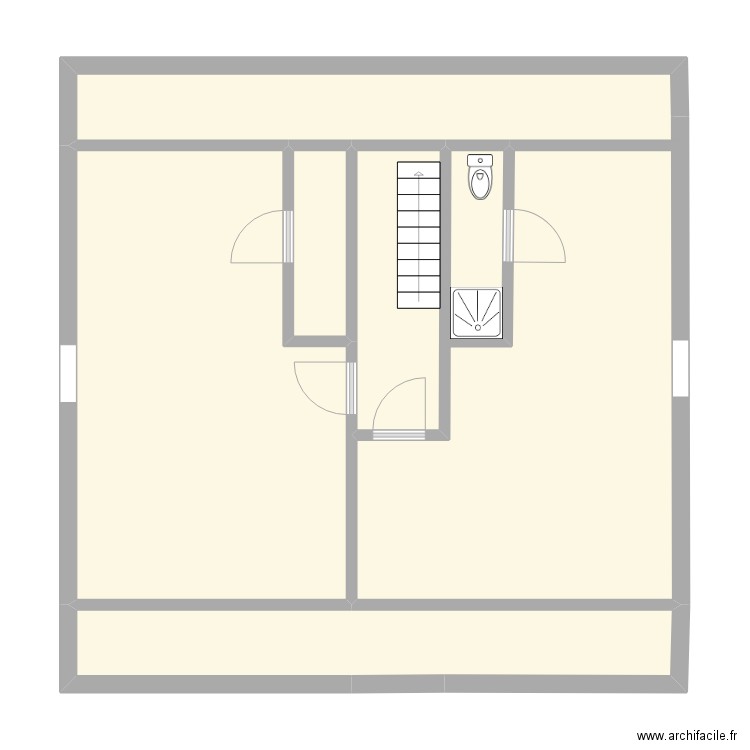 Egh 14 ét. Plan de 5 pièces et 78 m2