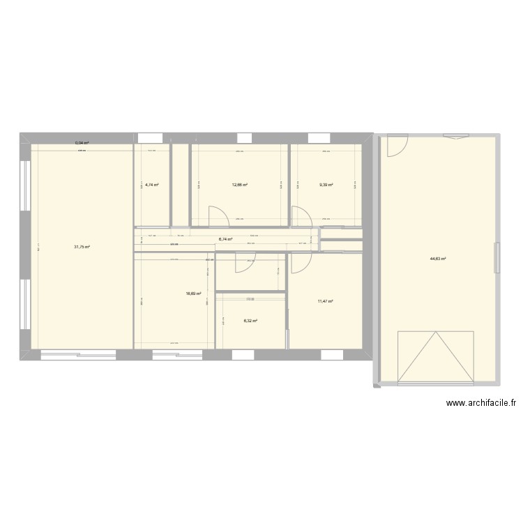 maison03. Plan de 10 pièces et 146 m2