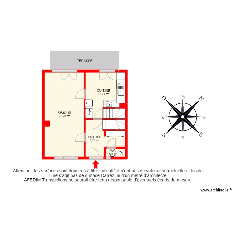 BI24137. Plan de 23 pièces et 170 m2