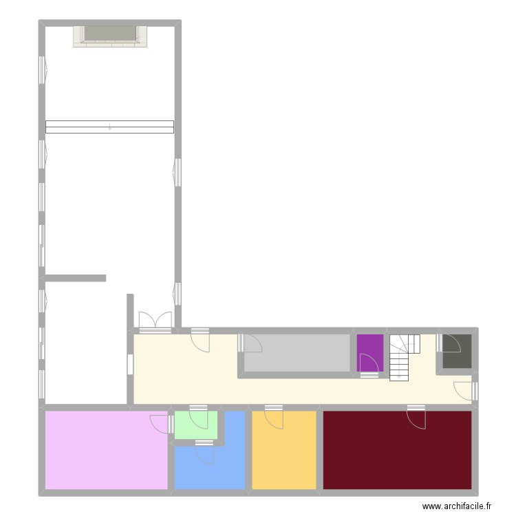 home. Plan de 10 pièces et 187 m2