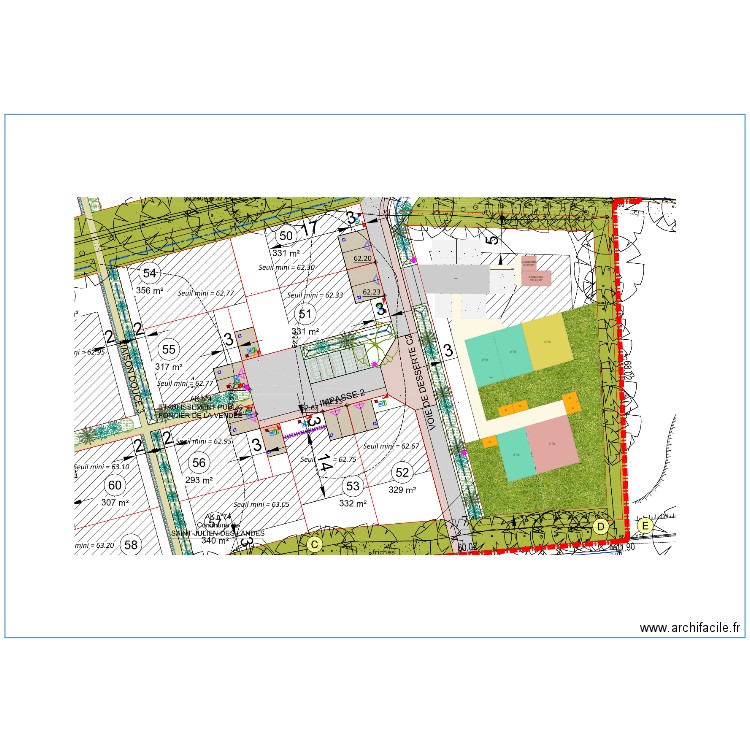 St Julien des Landes - La Bassetière V2. Plan de 0 pièce et 0 m2