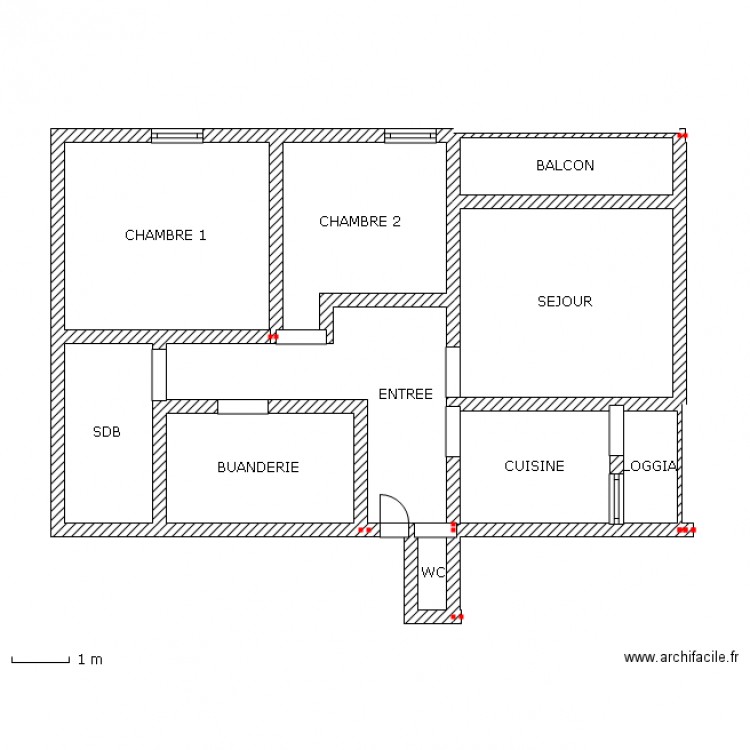 ESSAI. Plan de 0 pièce et 0 m2