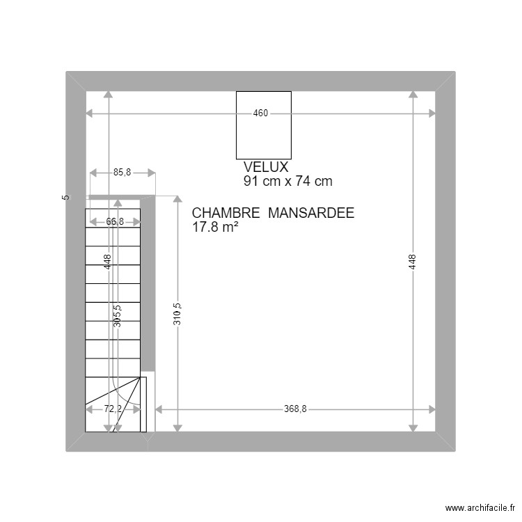 Dampremy Etage 2. Plan de 0 pièce et 0 m2