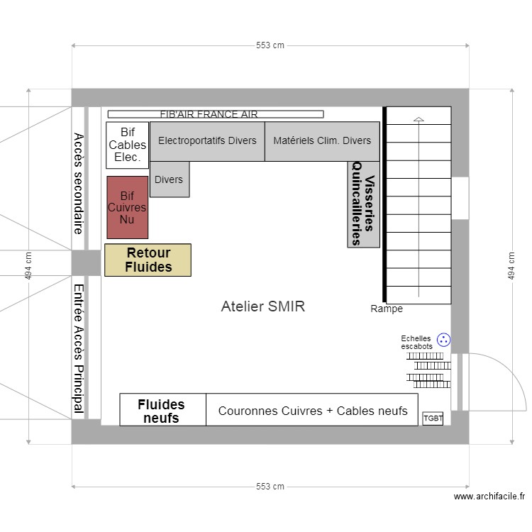 Atelier SMIR. Plan de 0 pièce et 0 m2