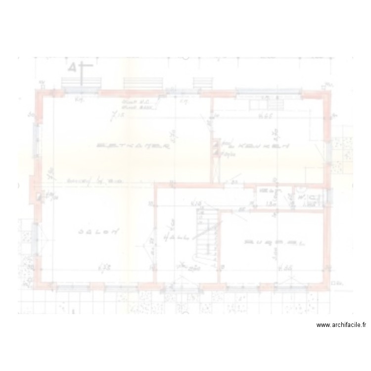 1RDC Brusselstraat 540 dilbeek 1070. Plan de 0 pièce et 0 m2