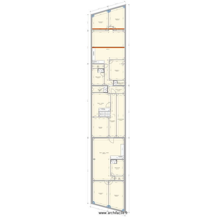 Plan appart global. Plan de 0 pièce et 0 m2