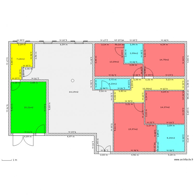 plan maison 9-1. Plan de 0 pièce et 0 m2