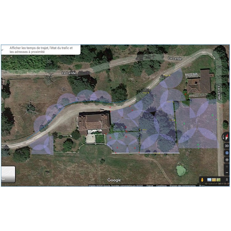 Plan arrosage La Lande. Plan de 0 pièce et 0 m2