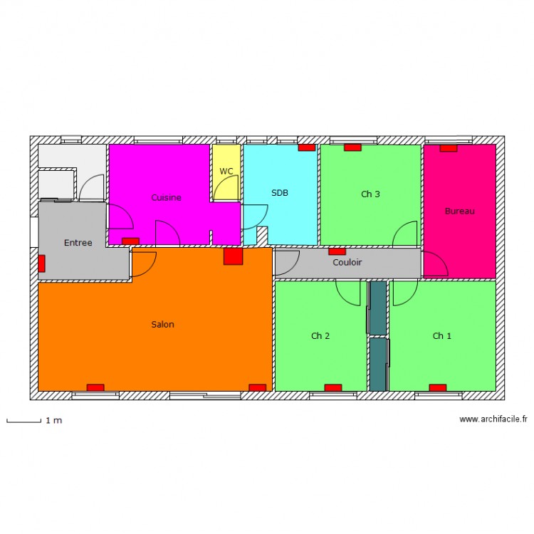 projet. Plan de 0 pièce et 0 m2