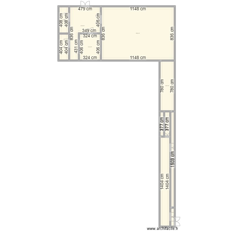 serre. Plan de 11 pièces et 196 m2