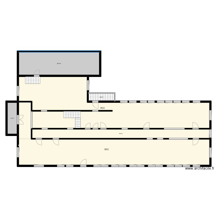 longwy RDC seulement MP. Plan de 6 pièces et 362 m2