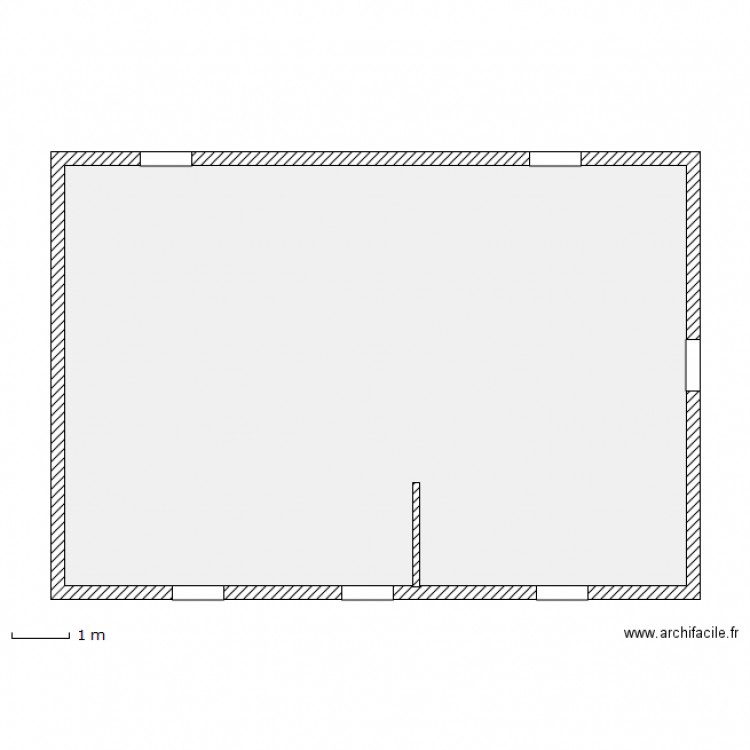 maison de 50m2. Plan de 0 pièce et 0 m2