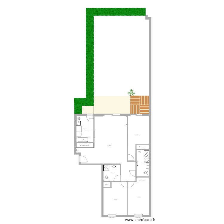 Appartement Levallois Danton 2. Plan de 0 pièce et 0 m2