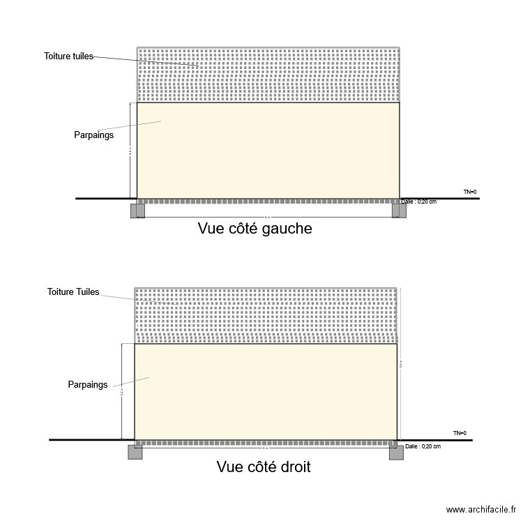 Plan des coupes 2 ok. Plan de 0 pièce et 0 m2