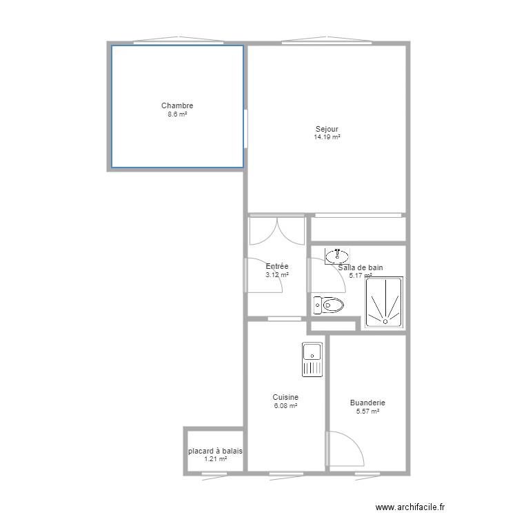 PASCAL. Plan de 0 pièce et 0 m2