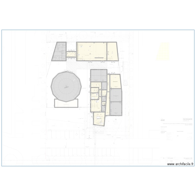 La margefond. Plan de 22 pièces et 1196 m2