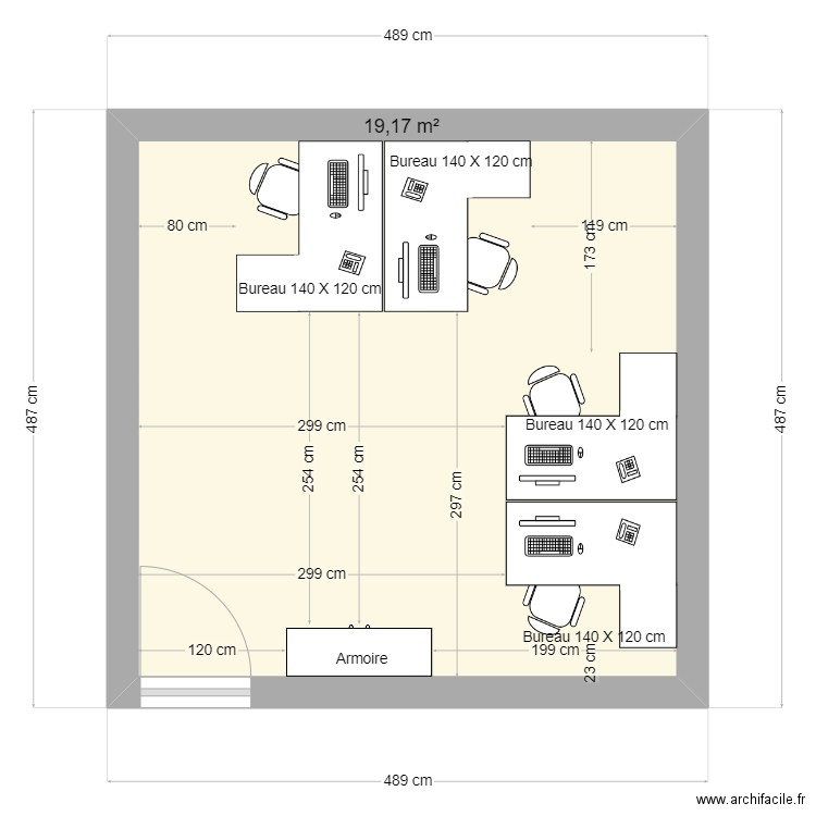 Bureau Holding 2. Plan de 0 pièce et 0 m2