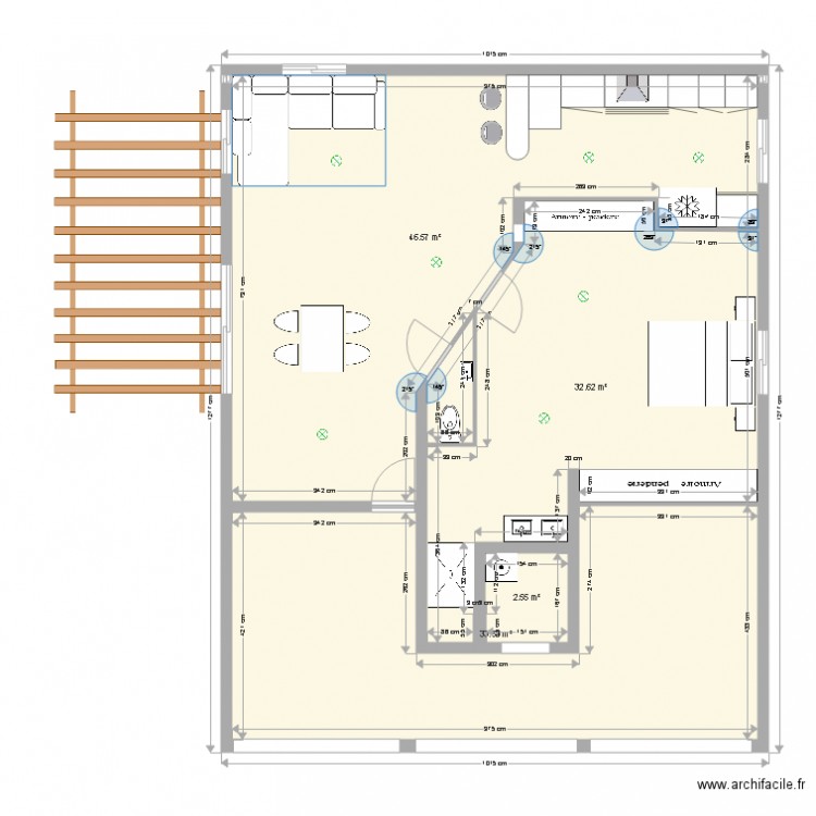 F2 LAMENTIN. Plan de 0 pièce et 0 m2