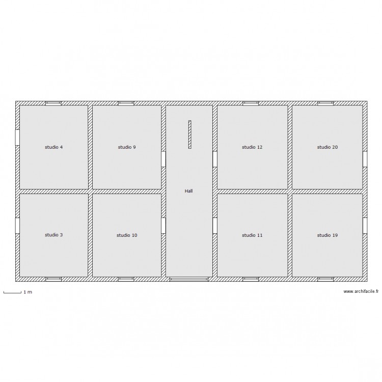 Premier ETAGE. Plan de 0 pièce et 0 m2