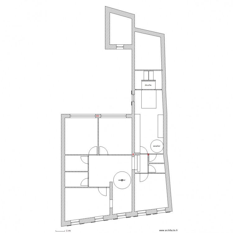 CASTELNAU ETAGE NEUF ELEC 4.2. Plan de 0 pièce et 0 m2