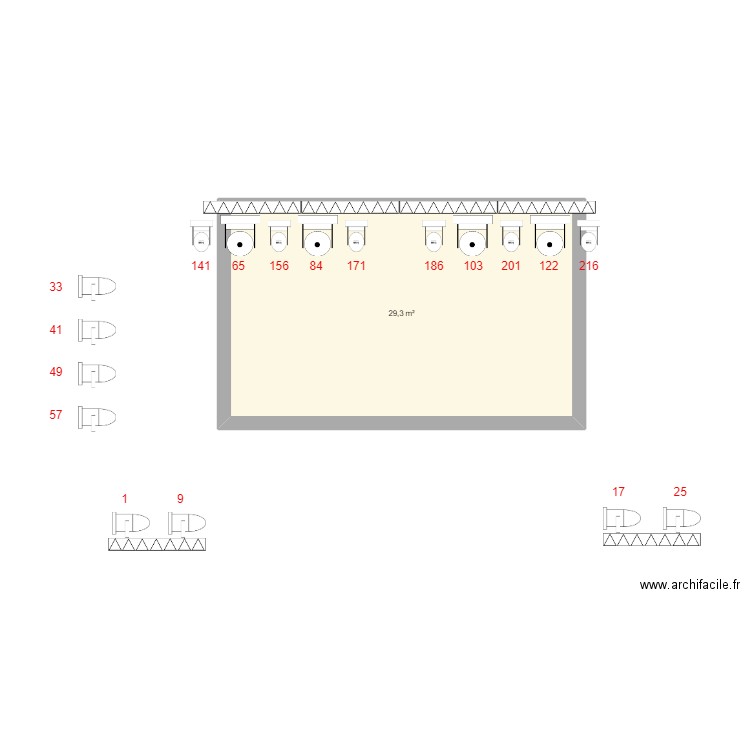 plan de scene getigne vallon. Plan de 0 pièce et 0 m2