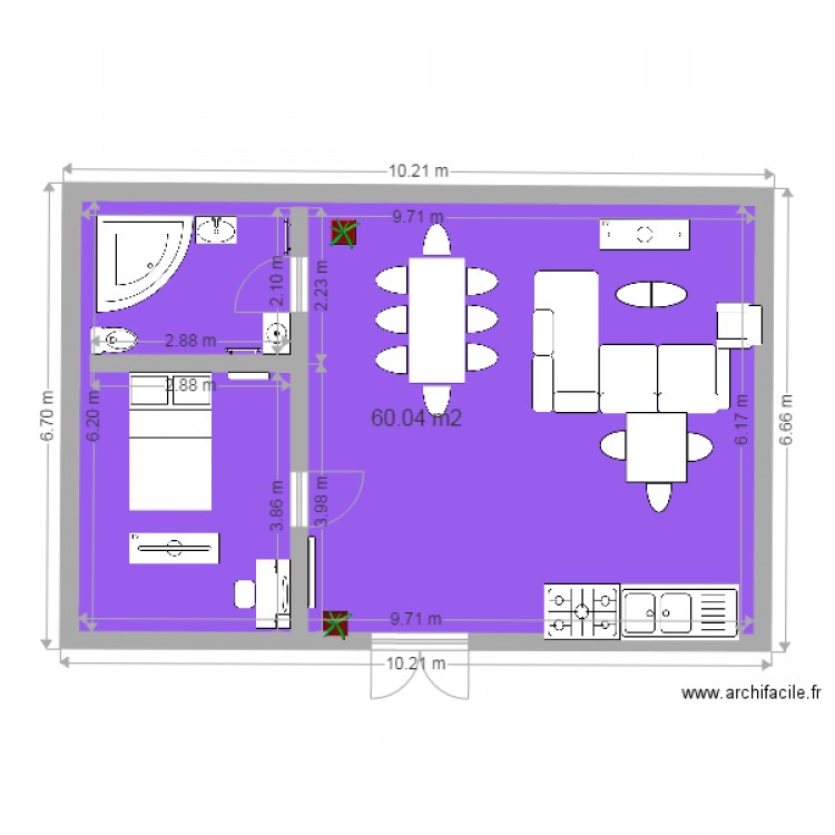 Ambrine. Plan de 0 pièce et 0 m2