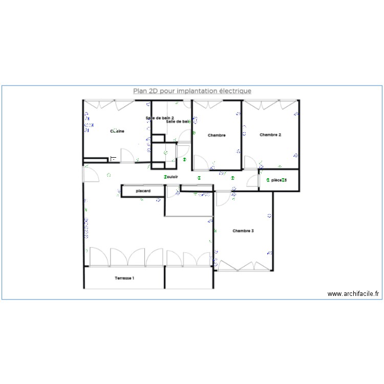 implantation électrique Johann. Plan de 0 pièce et 0 m2