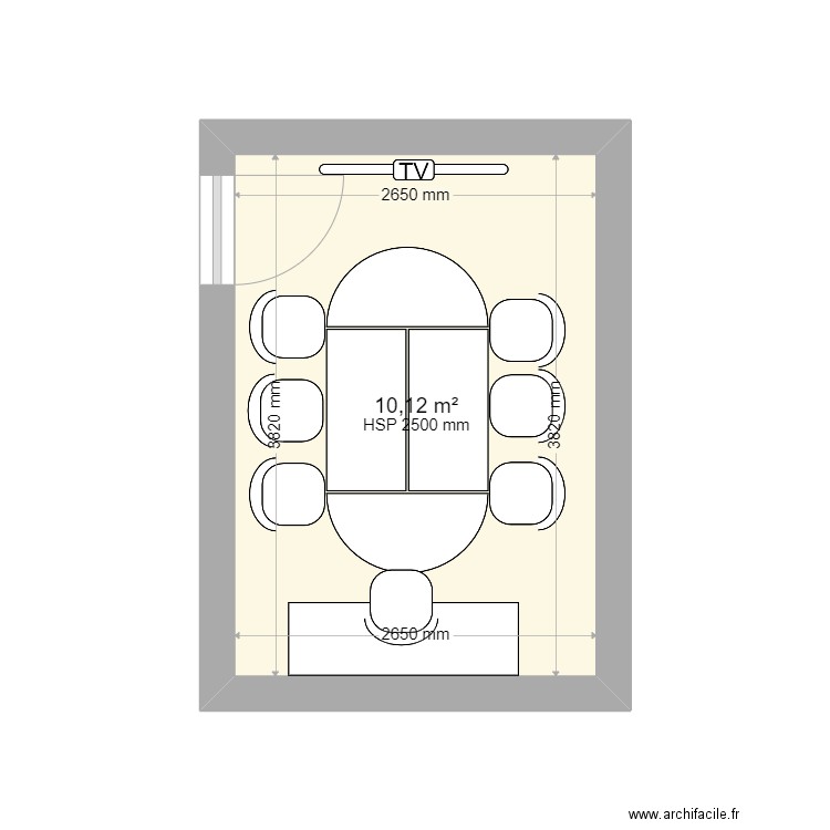 sALLE DE REUNION. Plan de 0 pièce et 0 m2