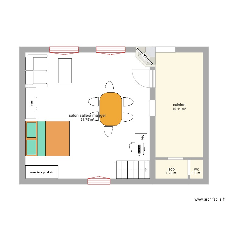 jluc essais 2. Plan de 0 pièce et 0 m2