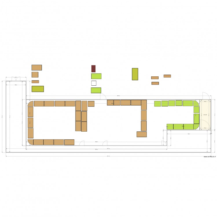 Salle intégration ATC Datra Center 2. Plan de 0 pièce et 0 m2