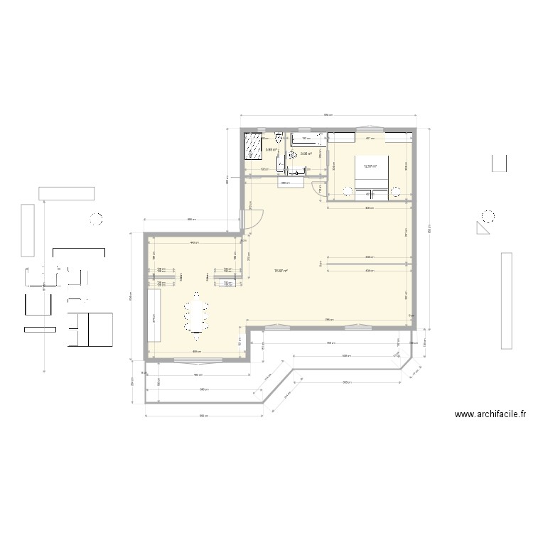 Bellevue Chateau dOex. Plan de 0 pièce et 0 m2