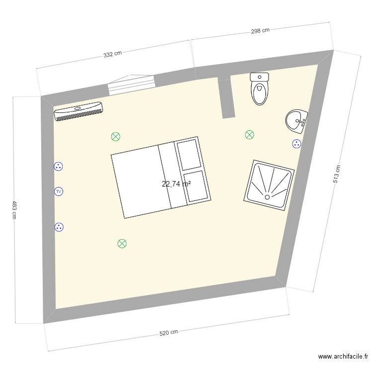 1er etage VEDENE. Plan de 0 pièce et 0 m2