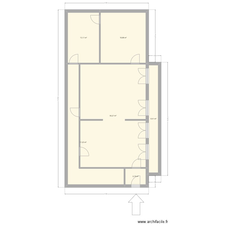 locaux . Plan de 0 pièce et 0 m2