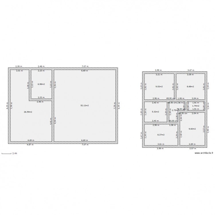 loc seb. Plan de 0 pièce et 0 m2