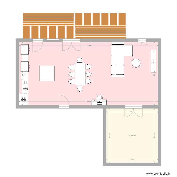 Rivière. Plan de 0 pièce et 0 m2