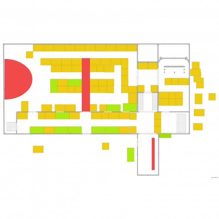 salle de plainpalais. Plan de 0 pièce et 0 m2