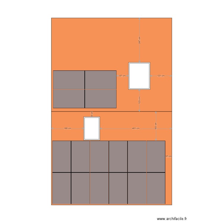 Solaire. Plan de 0 pièce et 0 m2