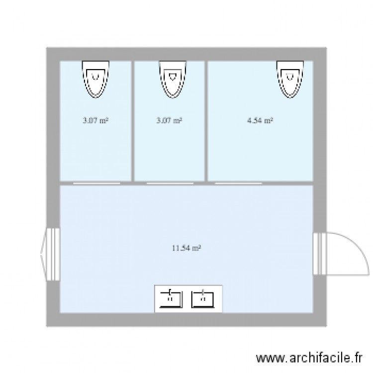 plan de toilette. Plan de 0 pièce et 0 m2