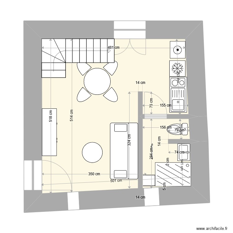 Bergerie ET0.Essai5. Plan de 0 pièce et 0 m2