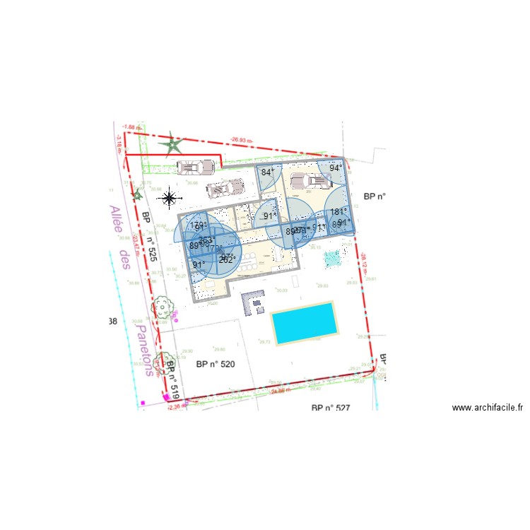 Philippe 231 m². Plan de 0 pièce et 0 m2