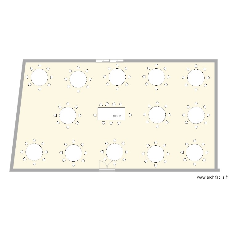 salle . Plan de 0 pièce et 0 m2