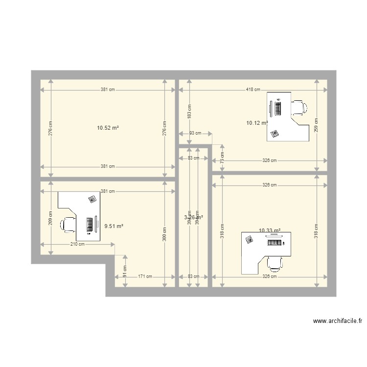 Gaillard. Plan de 0 pièce et 0 m2